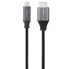 Nanocable Cable Conversor USB Tipo-C Macho a HDMI Macho 4K 1.8m Negro